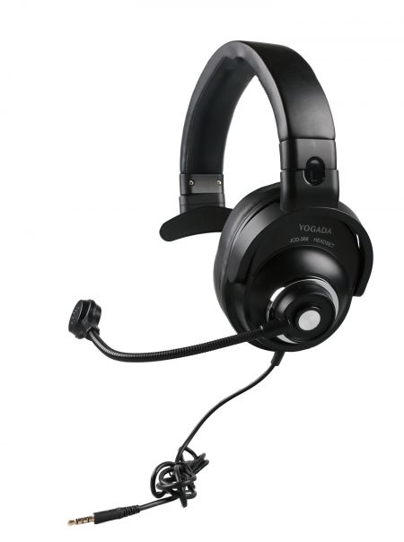 Single sided Headset for Broadcasting / Studio Communication. - Over-ear type headset with single sided.
